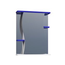 Зеркальный шкаф Alessandro 3 - 55 синий