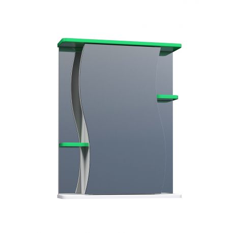 Зеркальный шкаф Alessandro 3 - 55 зелёный