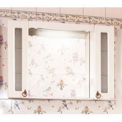 Зеркало Бриклаер Кантри 45 с двумя шкафчиками Кантри 20
