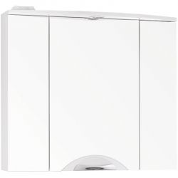 Зеркальный шкаф Style Line Жасмин-2 80 C Люкс белый
