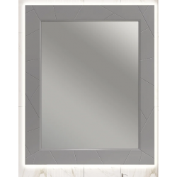 Зеркало Opadiris Луиджи 80 с подсветкой серый матовый