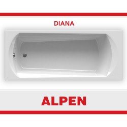 Акриловая ванна Alpen Diana 140 на 70