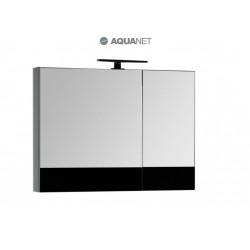 Зеркало-шкаф Aquanet Верона 90 чёрное