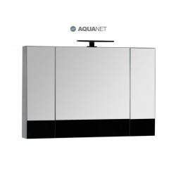 Зеркало-шкаф Aquanet Верона 100 чёрное