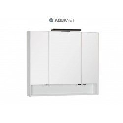 Зеркало-шкаф Aquanet Виго 100 белое