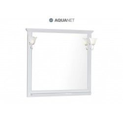 Зеркало Aquanet Лагуна 105 белое