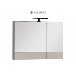 Зеркало-шкаф Aquanet Нота 90 светлый дуб