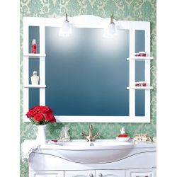 Зеркало для ванной Анна 120 белая
