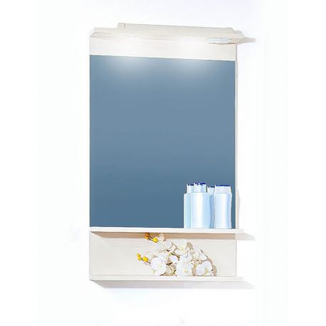 Зеркало для ванной Чили 55 светлая лиственница