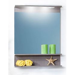 Зеркало для ванной Чили/Куба 70 светлая лиственница