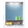 Зеркало для ванной Чили/Куба 70 светлая лиственница